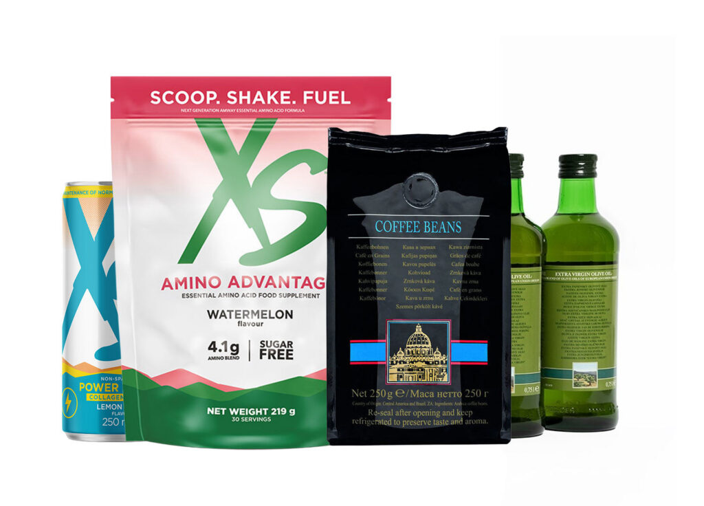 Amway, XS ja Nutrilite toiduained ja joogid